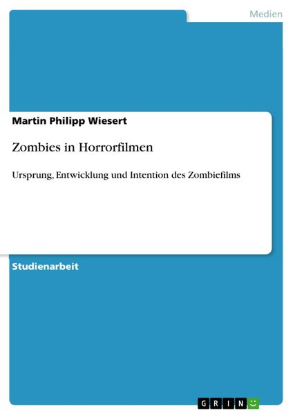 Produktbild: Zombies in Horrorfilmen