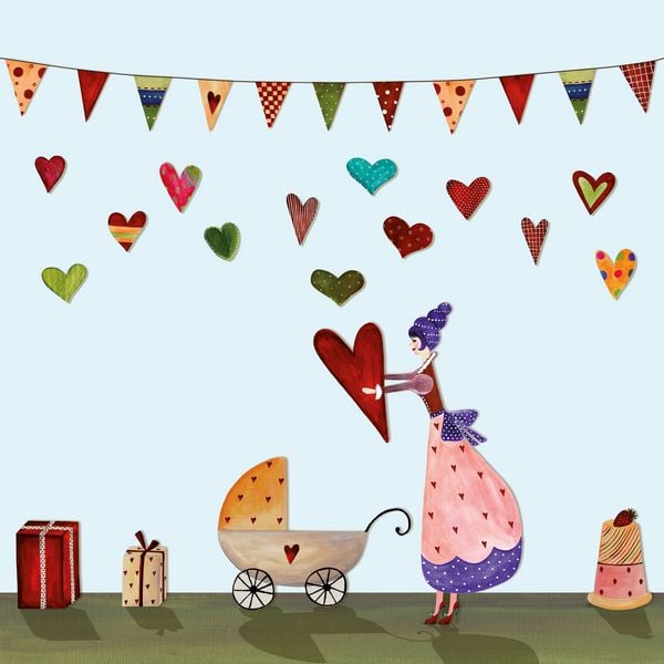 Produktbild: Farben der Freude / Colours of Joy &ndash; Familienplaner 2027