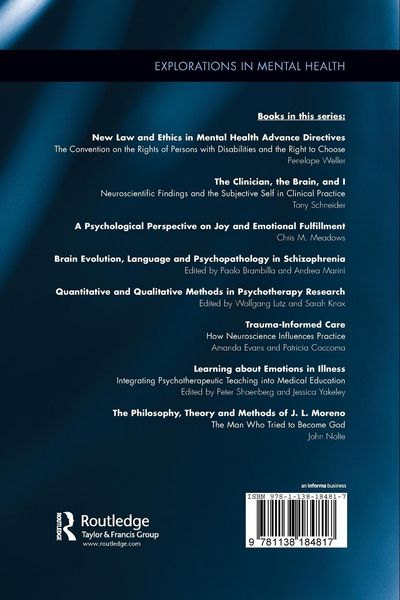 Produktbild: The Philosophy, Theory and Methods of J. L. Moreno