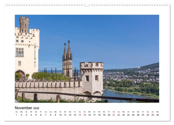 Produktbild: Am sch&ouml;nen Mittelrhein (hochwertiger Premium Wandkalender 2026 DIN A2 quer), Kunstdruck in Hochglanz