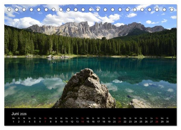 Produktbild: Seen im Gebirge (Tischkalender 2026 DIN A5 quer), CALVENDO Monatskalender