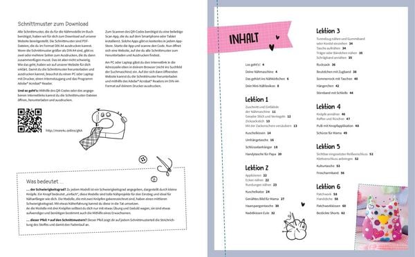 Produktbild: Die bunte N&auml;hschule f&uuml;r Kinder I 19 N&auml;hprojekte, Grundlagen & &Uuml;bungen