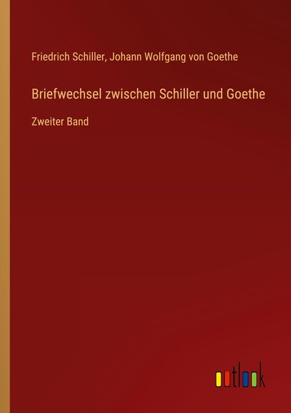 Produktbild: Briefwechsel zwischen Schiller und Goethe