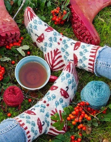 Produktbild: Kuschelige Socken und warme F&auml;ustlinge
