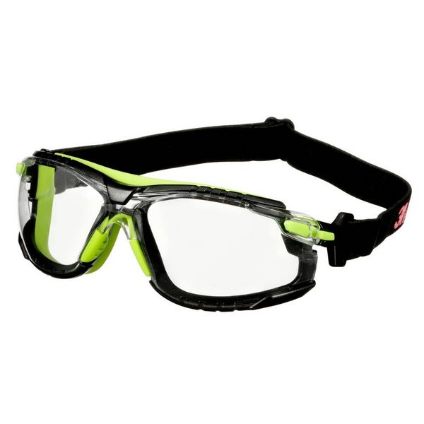 Produktbild: 3M Solus S1201SGAF-TSKT Schutzbrille mit Antibeschlag-Schutz Gr&uuml;n, Schwarz