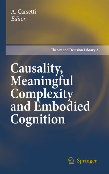Produktbild: Causality, Meaningful Complexity and Embodied Cognition