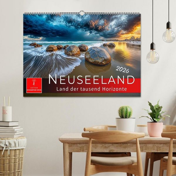Produktbild: Neuseeland - Land der tausend Horizonte (Wandkalender 2026 DIN A2 quer), CALVENDO Monatskalender