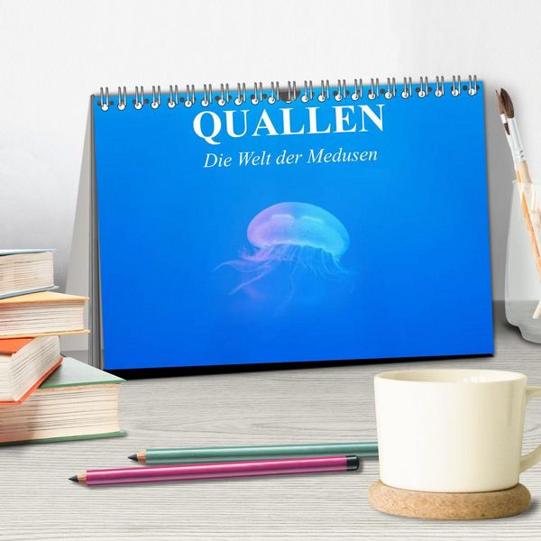 Produktbild: Quallen. Die Welt der Medusen (Tischkalender 2026 DIN A5 quer), CALVENDO Monatskalender