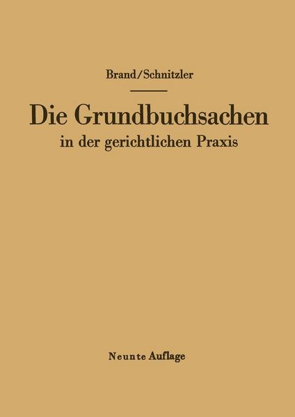 Produktbild: Die Grundbuchsachen in der gerichtlichen Praxis