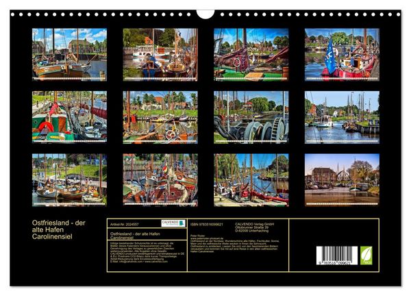 Produktbild: Ostfriesland - der alte Hafen Carolinensiel (Wandkalender 2026 DIN A3 quer), CALVENDO Monatskalender