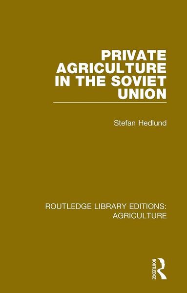 Produktbild: Private Agriculture in the Soviet Union