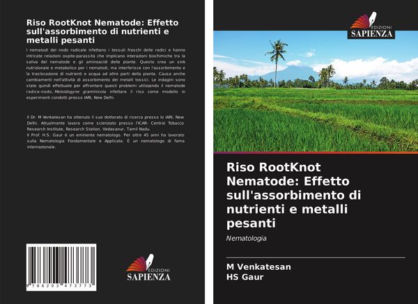 Produktbild: Riso RootKnot Nematode: Effetto sull'assorbimento di nutrienti e metalli pesanti