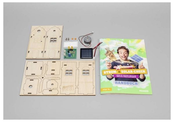 Produktbild: FRANZIS 67268 - CheXperiment Strom- und Solarcheck: Lerne mit Checker Tobi alles &uuml;ber Elektrizit&auml;t! Ab 8 Jahren
