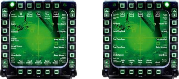 Produktbild: PC - Replica U.S Air Force MFD Cougar Flight Panel Duo Pack