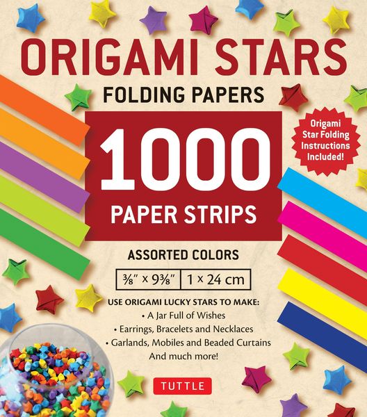 Produktbild: Origami Stars Papers 1,000 Paper Strips in Assorted Colors