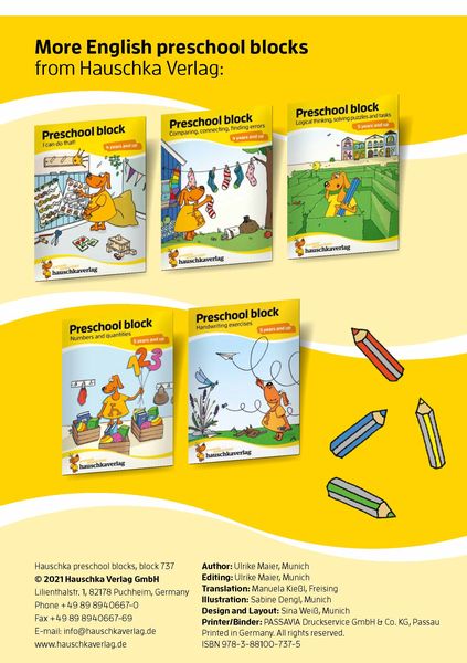 Produktbild: Kindergarten Activity Book from age 4 years - Spot the difference - for kids, boy and girl