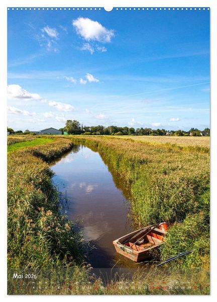 Produktbild: Nordfriesland, Zwischen St. Peter Ording und Sylt (hochwertiger Premium Wandkalender 2026 DIN A2 hoch), Kunstdruck in Hochglanz