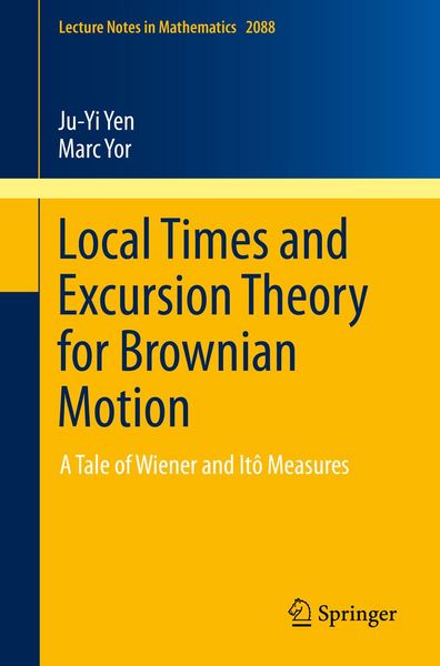 Produktbild: Local Times and Excursion Theory for Brownian Motion