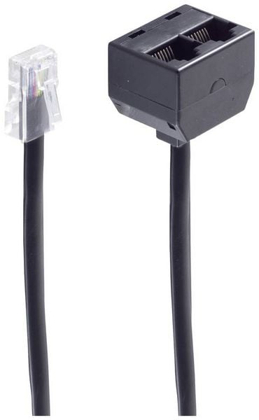 Produktbild: Shiverpeaks ISDN Adapter [1x RJ45-Stecker 8p8c - 2x RJ45-Buchse 8p8c] 0.1 m Schwarz