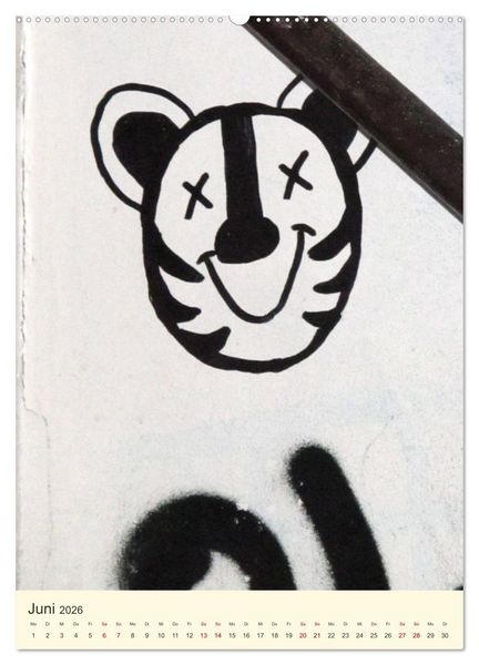 Produktbild: Berlin StreetArt Classics (Wandkalender 2026 DIN A2 hoch), CALVENDO Monatskalender