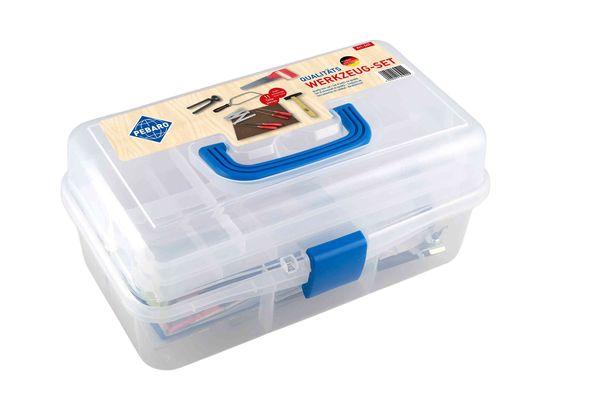 Produktbild: PEBARO 645 - Werkzeug-Set im Kunststoffkoffer, 11-teilig
