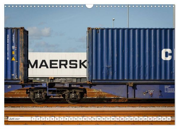Produktbild: JadeWeserPort Wilhelmshaven &ndash; Maritime Perspektiven am Containerhafen (Wandkalender 2027 DIN A3 quer), CALVENDO Monatskalender