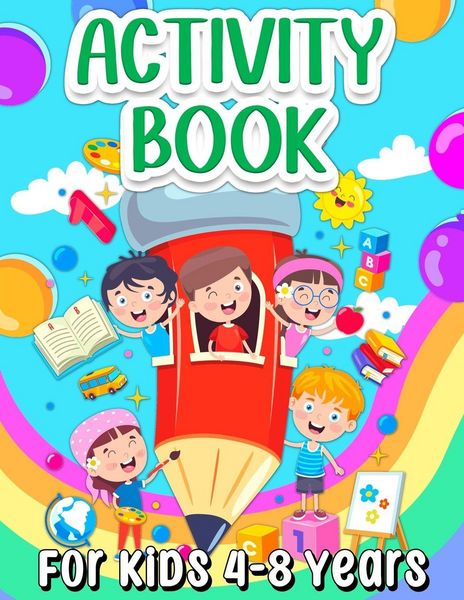 Produktbild: Activity Book For Kids 4-8 Years Old