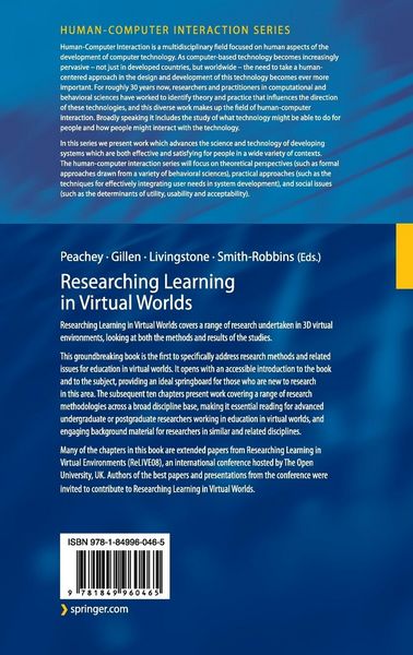 Produktbild: Researching Learning in Virtual Worlds