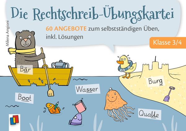 Produktbild: Die Rechtschreib-&Uuml;bungskartei &ndash; Klasse 3/4