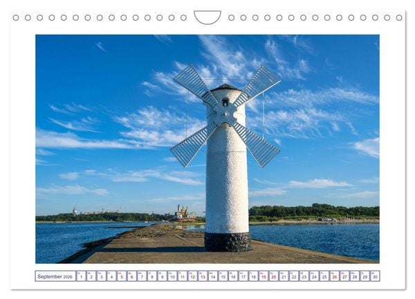 Produktbild: Die Ostsee von Ahlbeck nach Heringsdorf (Wandkalender 2026 DIN A4 quer), CALVENDO Monatskalender
