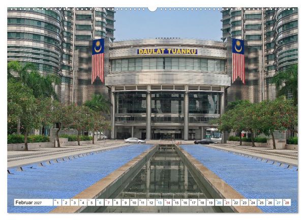 Produktbild: Malaysia &ndash; Zwischen Regenwald, Tempeln und Skyline von Kuala Lumpur (hochwertiger Premium Wandkalender 2027 DIN A2 quer), Kunstdruck in Hochglanz