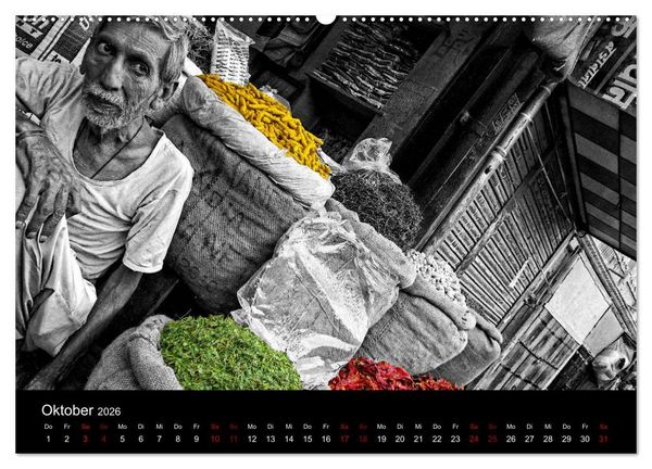 Produktbild: Indien Colorkey (hochwertiger Premium Wandkalender 2026 DIN A2 quer), Kunstdruck in Hochglanz
