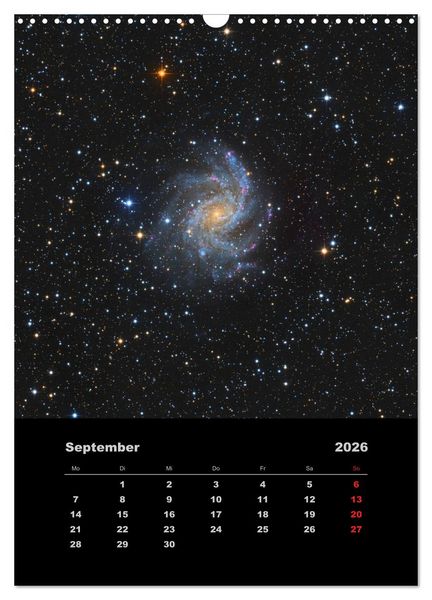 Produktbild: Astronomie 2026 (Wandkalender 2026 DIN A3 hoch), CALVENDO Monatskalender