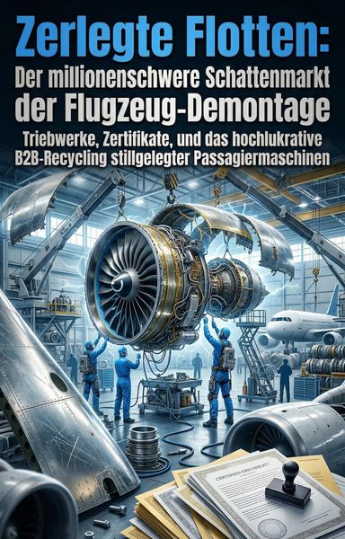Produktbild: Zerlegte Flotten: Der millionenschwere Schattenmarkt der Flugzeug-Demontage