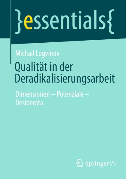 Produktbild: Qualit&auml;t in der Deradikalisierungsarbeit
