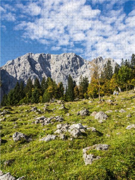 Produktbild: CALVENDO Puzzle Karwendel - Hinterriss Eng 1000 Teile Lege-Gr&ouml;&szlig;e 48 x 64 cm Foto-Puzzle Bild von Horst Eisele