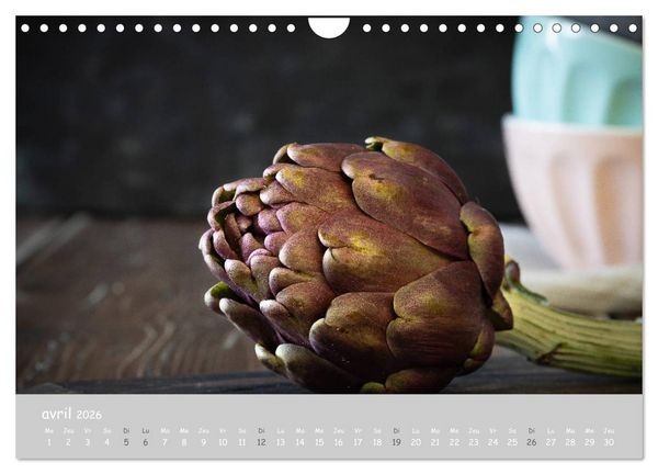 Produktbild: Charme ART culinaire (Calendrier mural 2026 DIN A4 vertical), CALVENDO calendrier mensuel