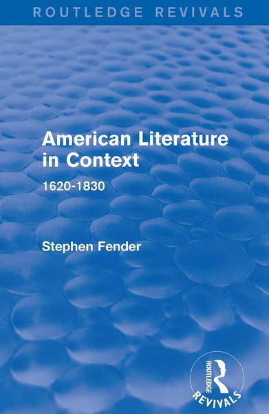 Produktbild: American Literature in Context