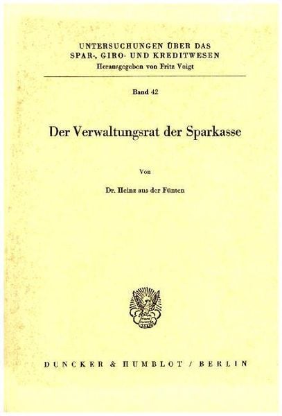 Produktbild: Der Verwaltungsrat der Sparkasse.