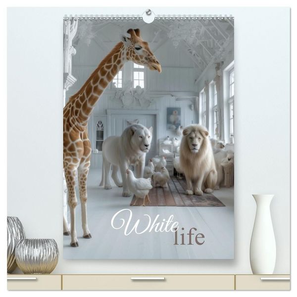 Produktbild: White Life (hochwertiger Premium Wandkalender 2027 DIN A2 hoch), Kunstdruck in Hochglanz