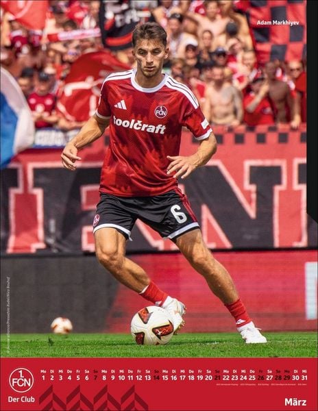 Produktbild: 1. FC N&uuml;rnberg Posterkalender 2027