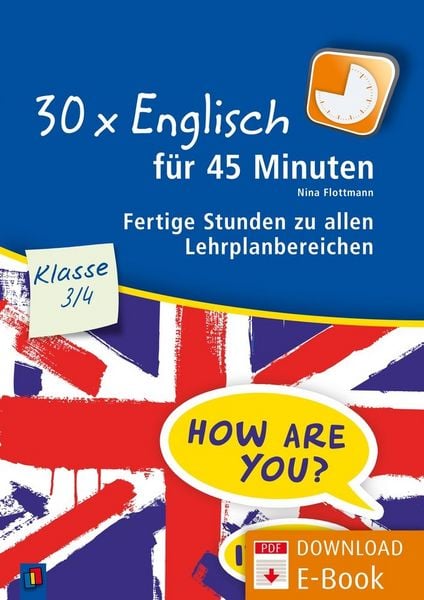 Produktbild: 30 x Englisch f&uuml;r 45 Minuten &ndash; Klasse 3/4