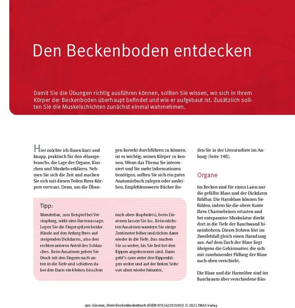 Produktbild: Mein Beckenbodenbuch