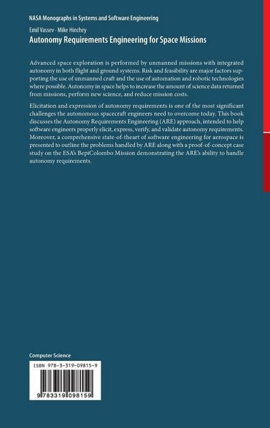 Produktbild: Autonomy Requirements Engineering for Space Missions