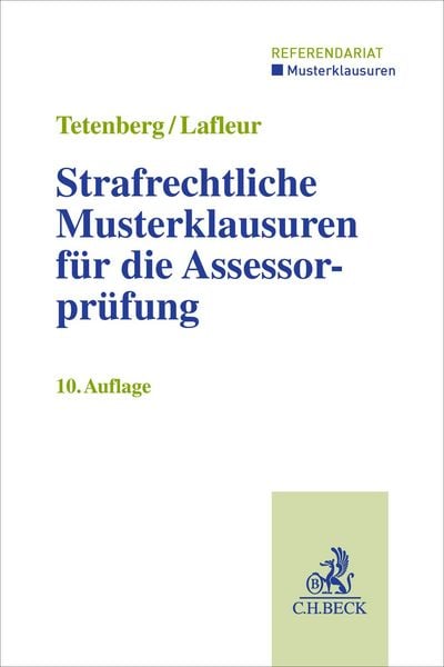 Produktbild: Strafrechtliche Musterklausuren f&uuml;r die Assessorpr&uuml;fung