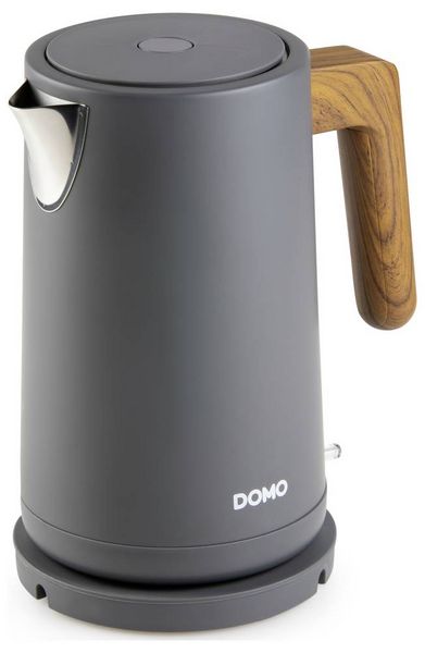 Produktbild: DOMO WASSERKOCHER Wasserkocher Matt Grau Fassungsverm&ouml;gen: 1.7l