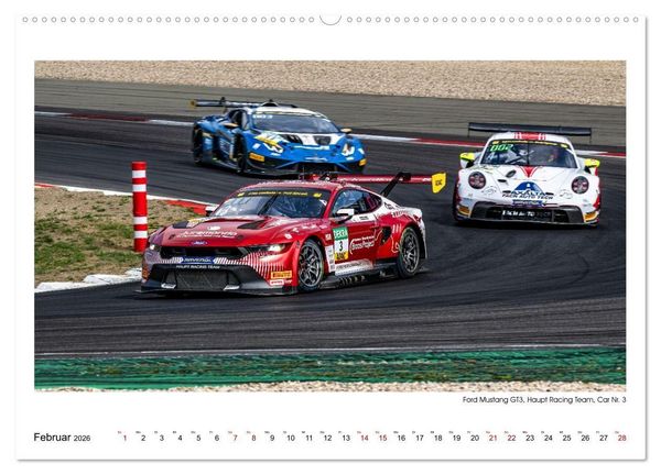 Produktbild: Wilde Mustangs am N&uuml;rburgring (Wandkalender 2026 DIN A2 quer), CALVENDO Monatskalender