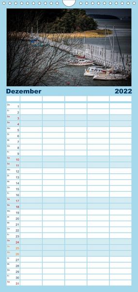 Produktbild: Familienplaner S&uuml;dwestk&uuml;ste Finnland (Wandkalender 2022 , 21 cm x 45 cm, hoch)