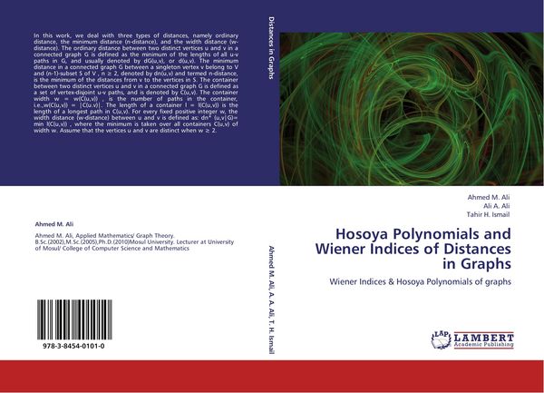 Produktbild: Hosoya Polynomials and Wiener Indices of Distances in Graphs