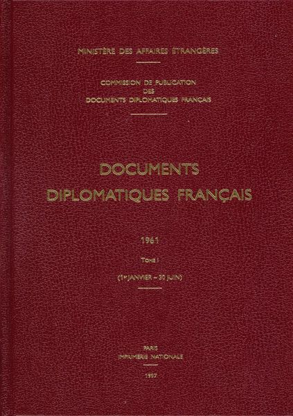 Produktbild: Documents diplomatiques francais